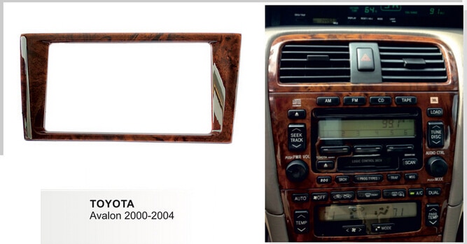 Toyota avalon 2000-2004 dash kit  double din car radio fascia ġ facia ׷ ̽ ÷Ʈ Ʈ  г Ŀ 